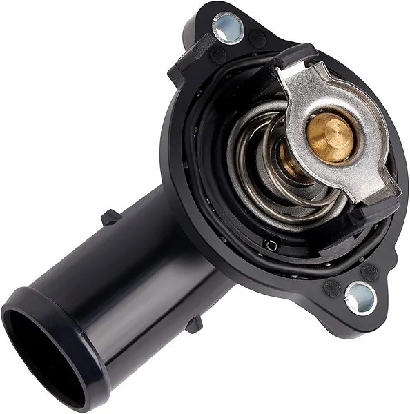 EVIL ENERGY Thermostat Housing Assembly, 902-3035 Engine Coolant Thermostat Compatible with 2011-2022 Chrysler 300 2011-2022 Dodge Challenger Charger 3.6L, 5184977AD, 5184977AE