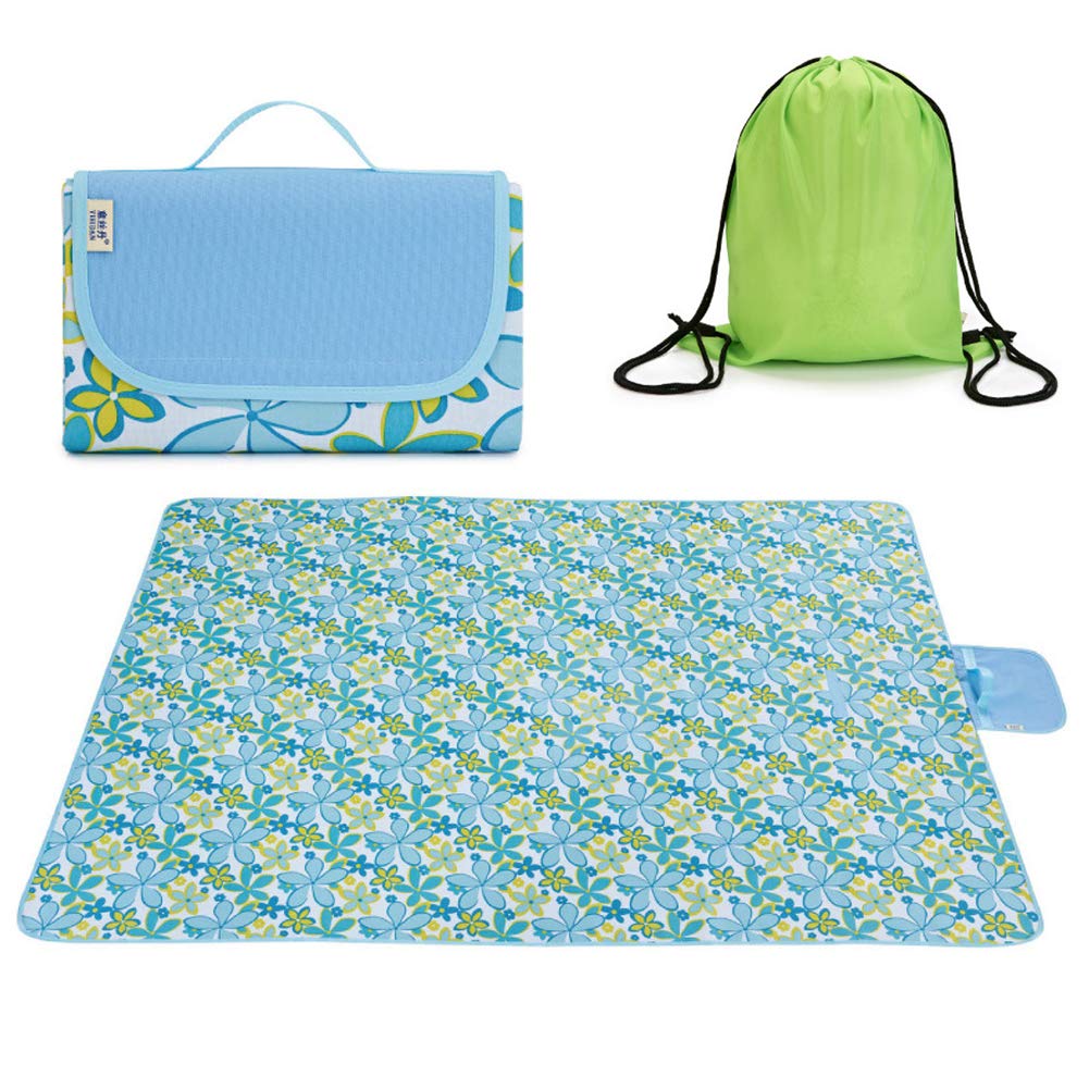 Couverture de pique-nique imperméable LKMY 195x200cm pliable pour camping S baihe