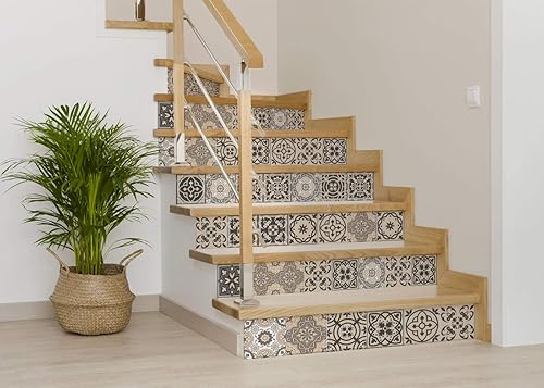 Miniatura 3 de Calcomanías de bricolaje para decoración de chimenea, resistentes al calor, calcomanías simples y sin ensuciar, calcomanías para azulejos de