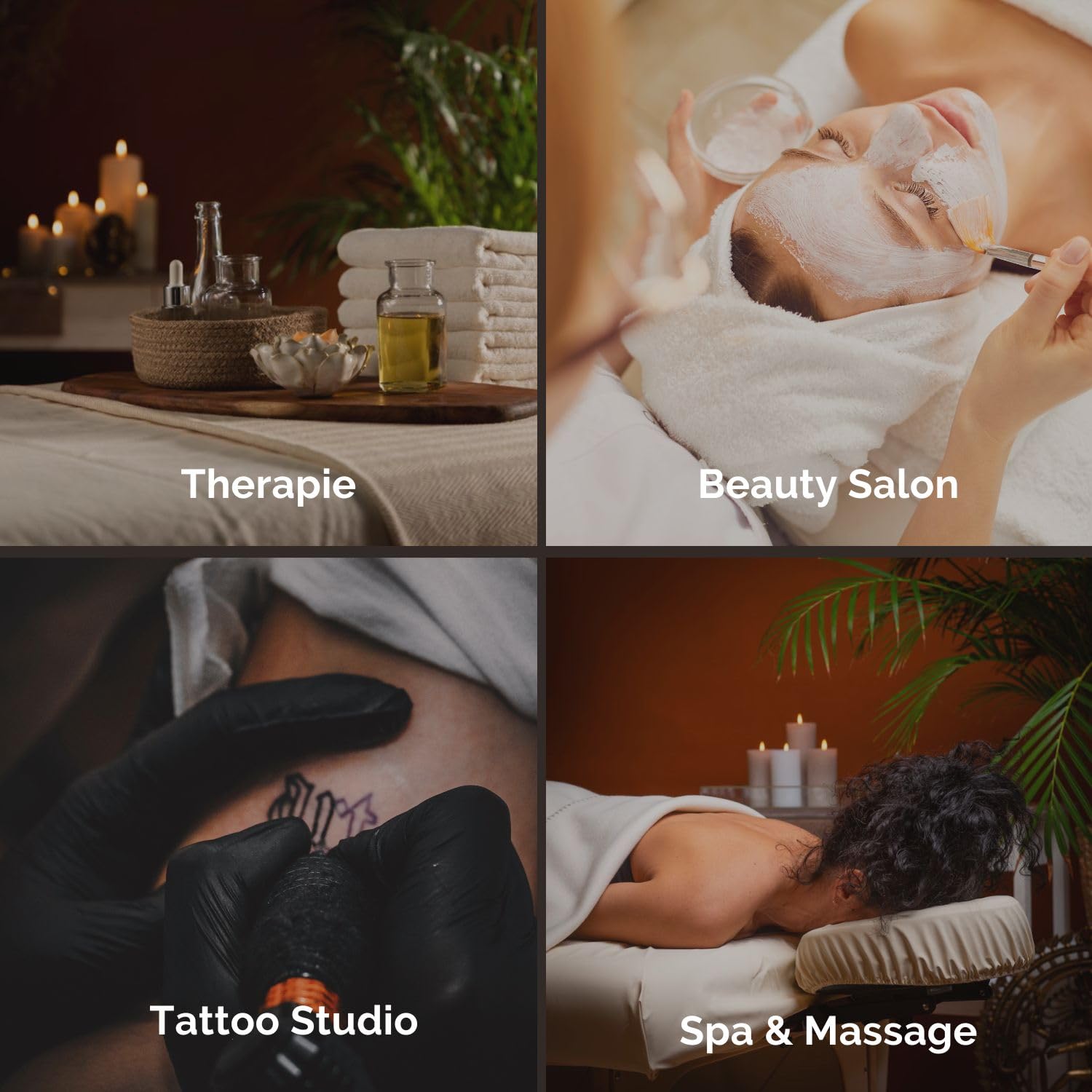 WellTouch Ölresistenter PU-Bezug L extralang | Spannbezug für Kosmetik-, Behandlungs- & Massageliege | Öl- & wasserabweisendes Spannlaken | Maschinenwaschbarer Liegenbezug | creme-farben