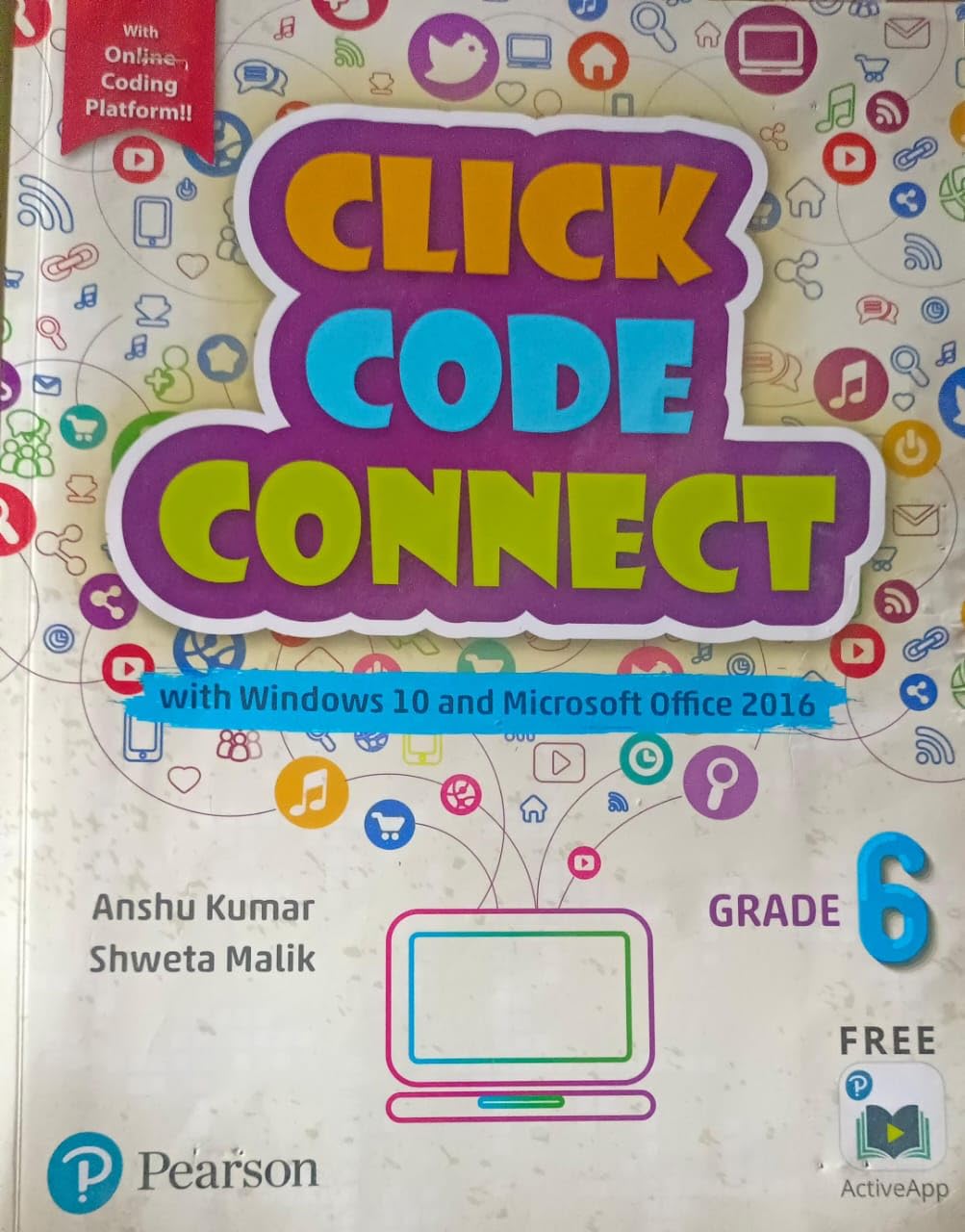 Click Code Connect Class 6 By Anshu Kumar (Second Hand& Used Book) (S) Paperback – 1 January 2021