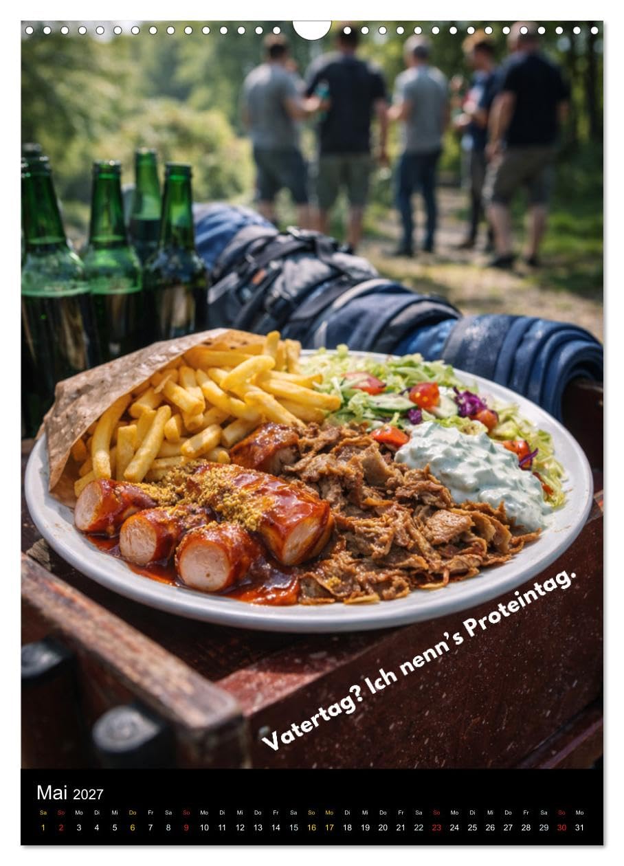 Taxi-Teller-Kalender (Wandkalender 2027 DIN A3 hoch), CALVENDO Monatskalender: Taxi-Teller – Imbiss-Realität - Kult-Food Deutschland (CALVENDO Lifestyle)