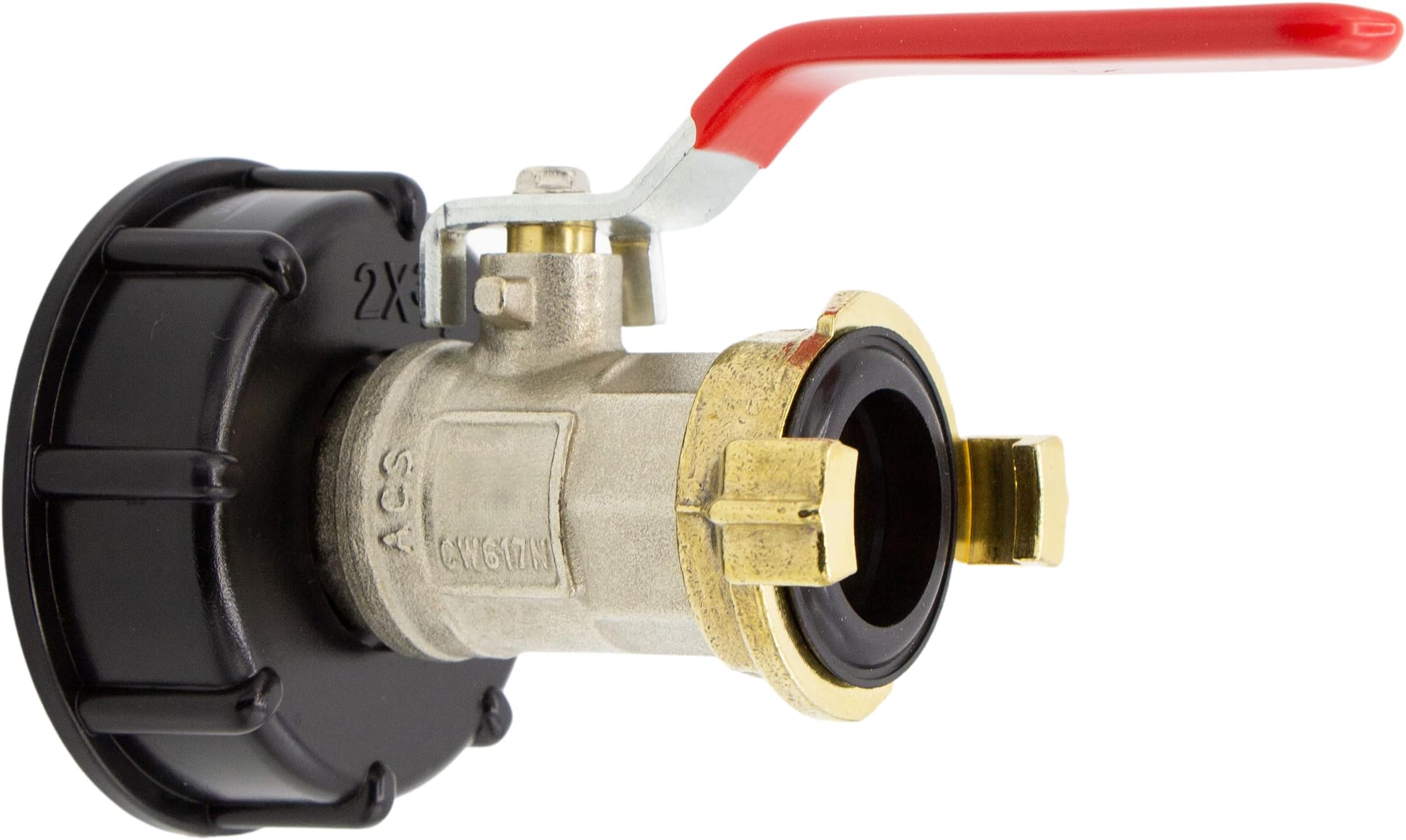 IBC Container Adapter Mit Kugelhahn - Anschluss Für GARDENA Bewässerung