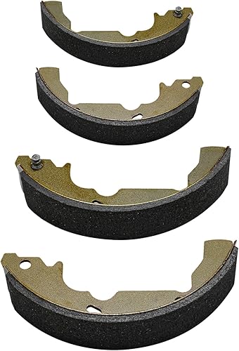 Miniatura 9 de Detroit Axle - Zapatas de freno traseras para Toyota Sienna Chevrolet Equinox Pontiac Aztek Torrent, reemplazo de zapatas de freno semimetálicas