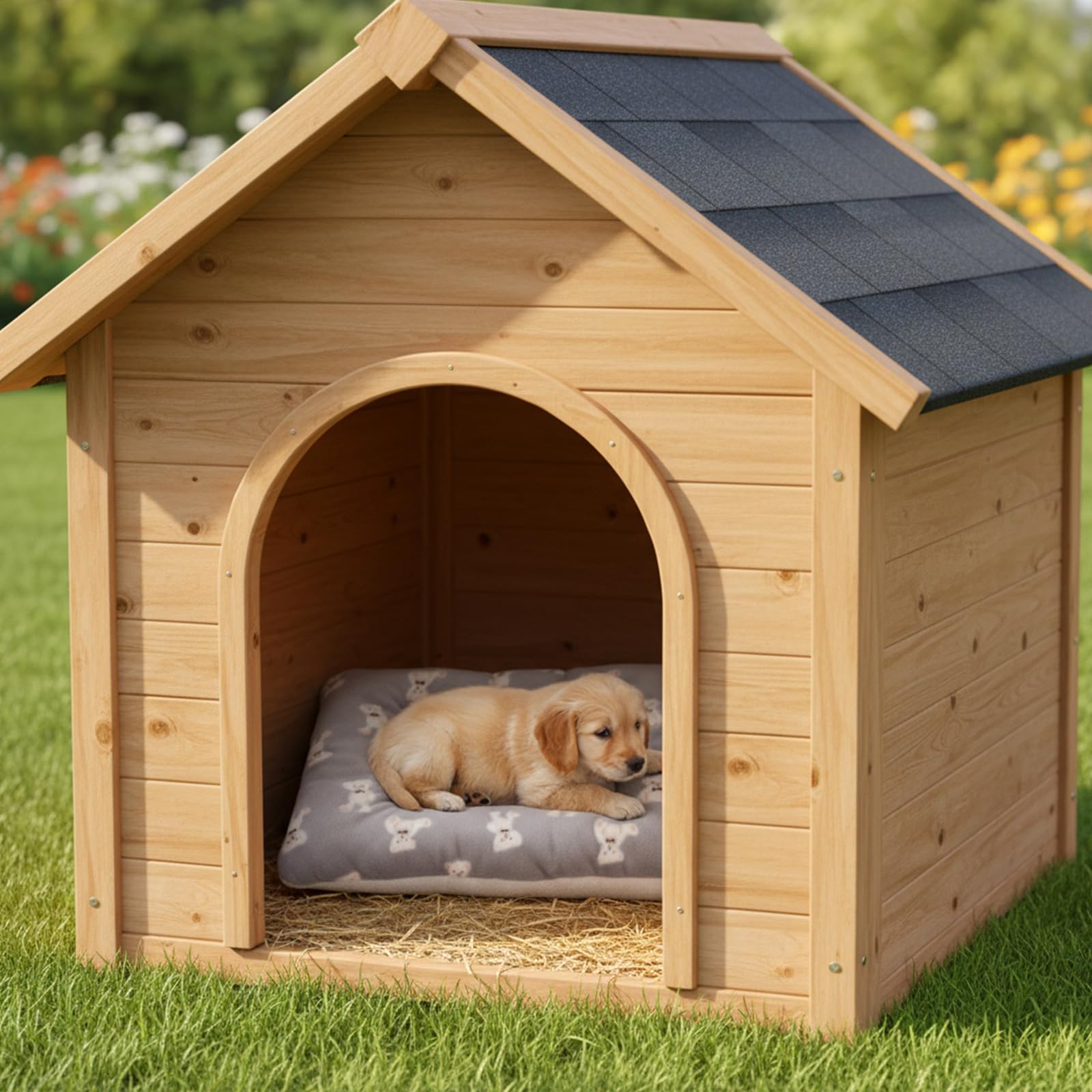Flauschige Haustierbett-Matte – Rutschfest & Weich, Für Hund & Katze