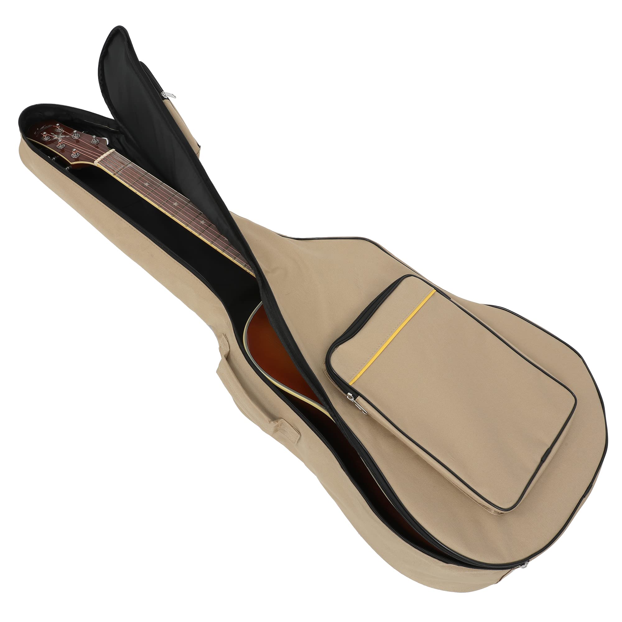 TRIXES Sac de Guitare avec Bretelles - Étui rembourré imperméable à l'eau - Basse, Acoustique et Sac de Guitare Classique - Parfait pour Voyager