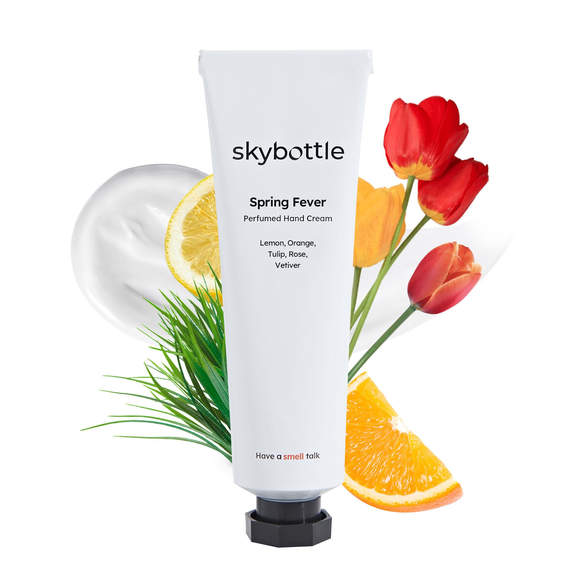 Daily Hand Cream, Nourishes Very Dry Hands, Korean Hand Lotion, Hand Care for Women & Men, Perfumed with Tulip, Lemon, Floral Scent, Christmas Gift, Stocking Stuffers, 1.7 Fl. Oz