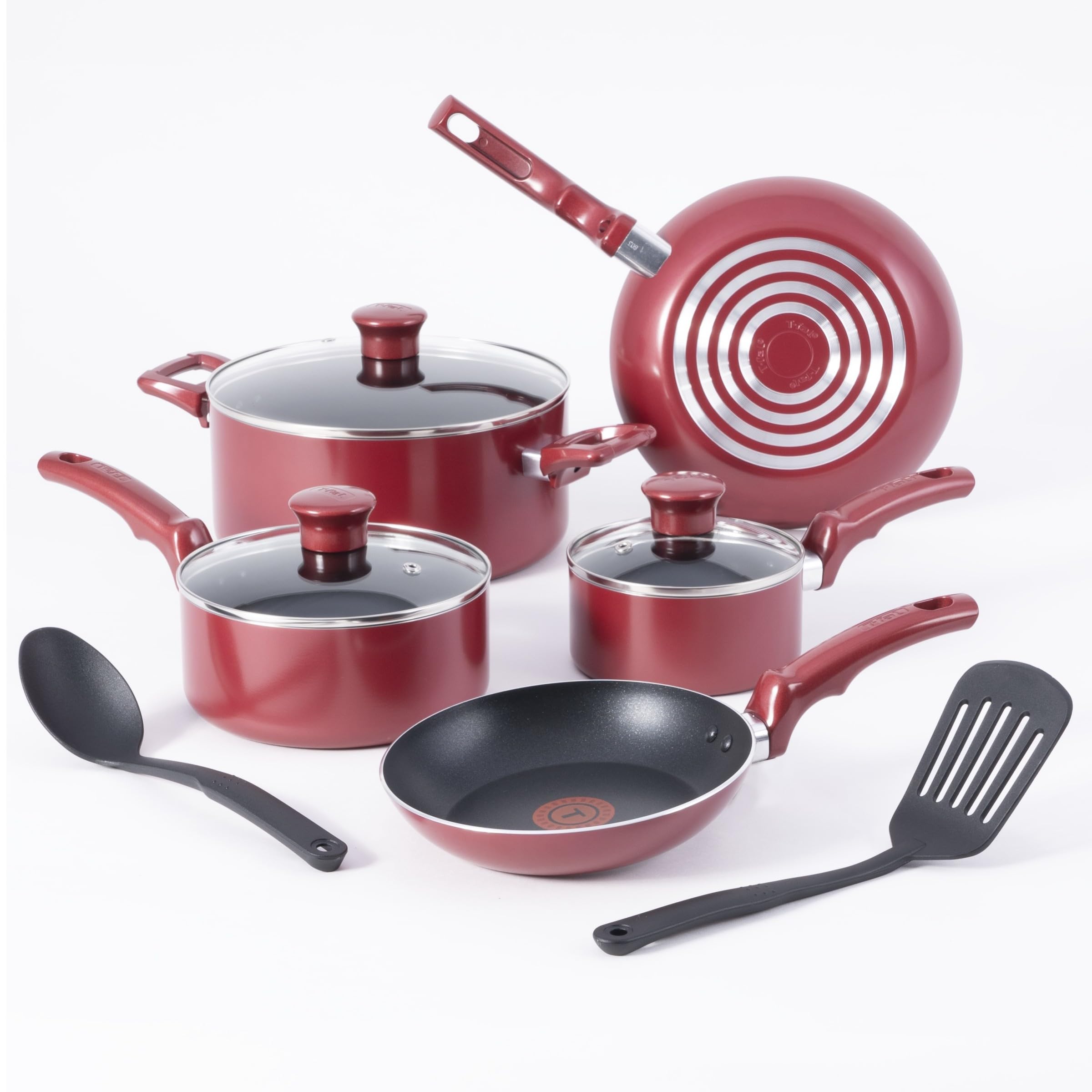 Amazon.com: T-fal Essentials Non-Stick Pots and Pans Cookware 10 