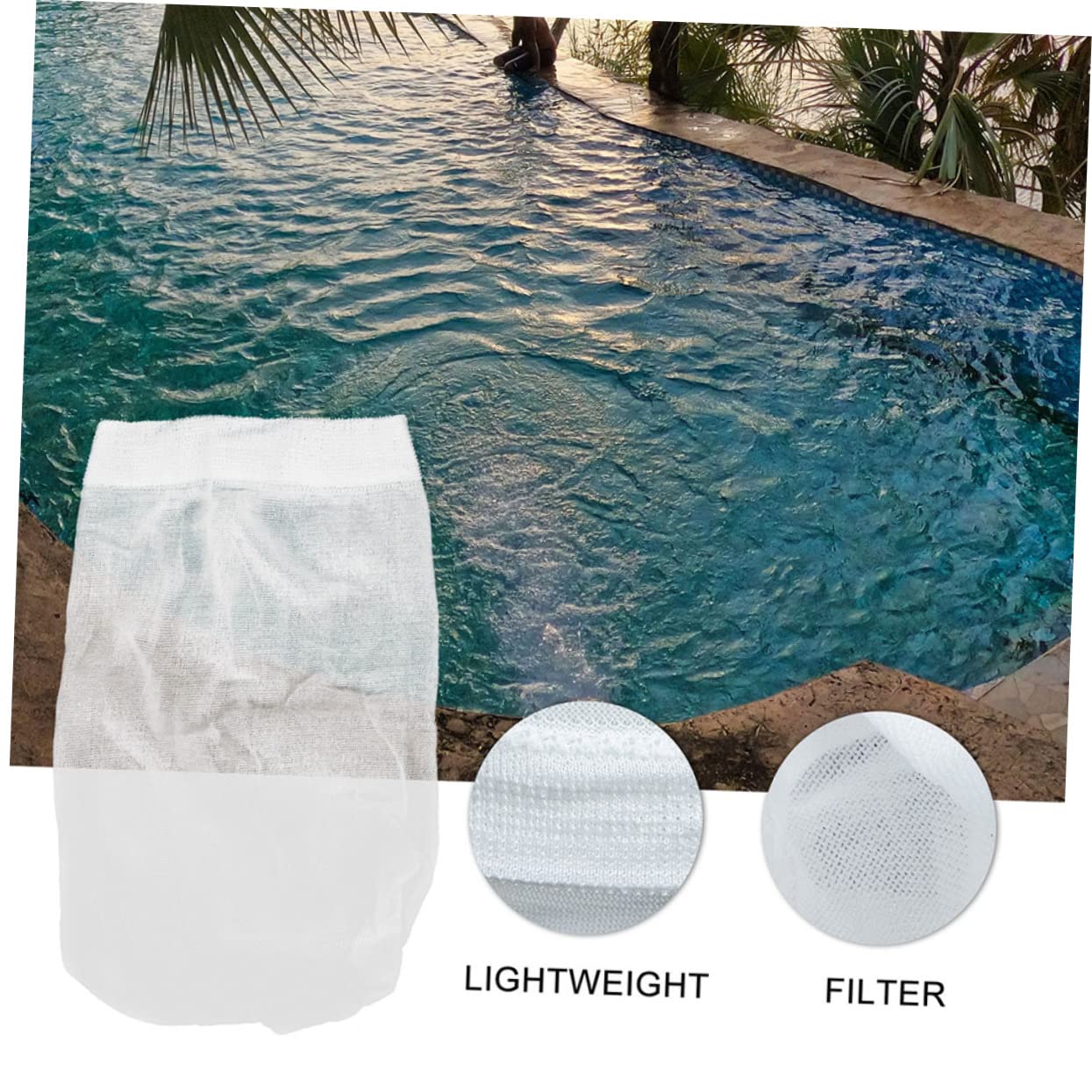 HEMOTON 3 Series Bolsa De Medias De Coladores Limpieza Cesta del Filtro del Skimmer De La Piscina Calcetines Skimmer Calcetines De Piscina para Cesta Skimmer 20 Piezas*3