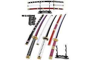 Cold Blade Roronoa Zoro Sword - 41 inches Anime Katana Replica with Belt and Stand