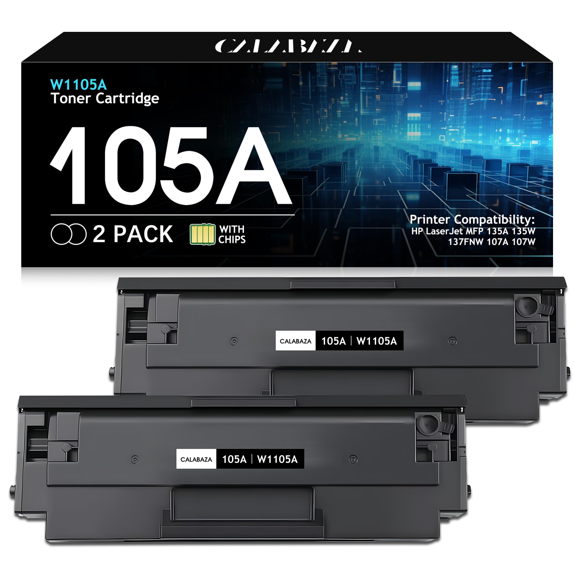 Amazon.com: 105A W1105A Toner Cartridge Compatible HP 105A W1105A Black ...