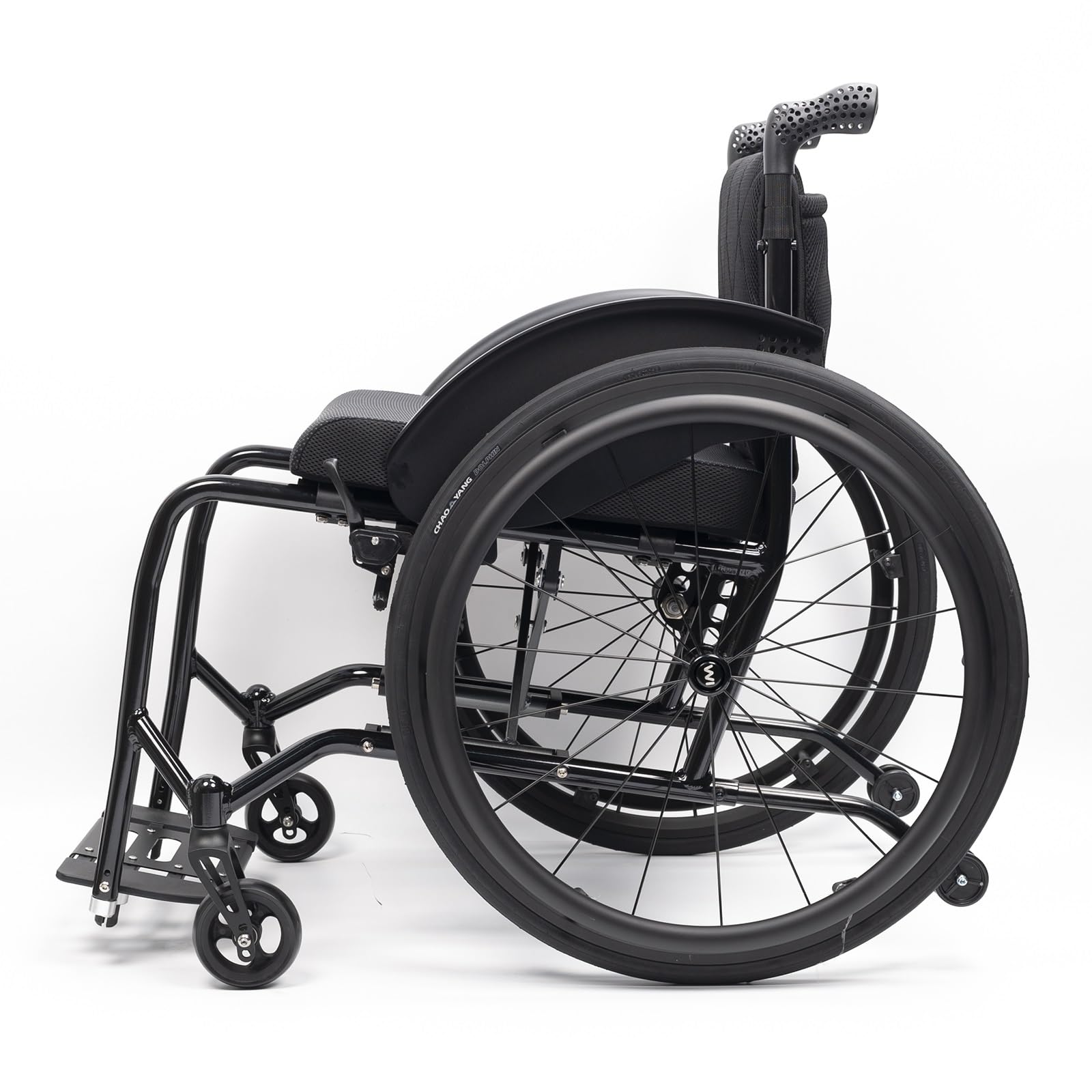 Wheelchair Sedia a Rotelle Pieghevole in Alluminio Ultraleggero,Compatto(Seat width 44cm/17.3in)