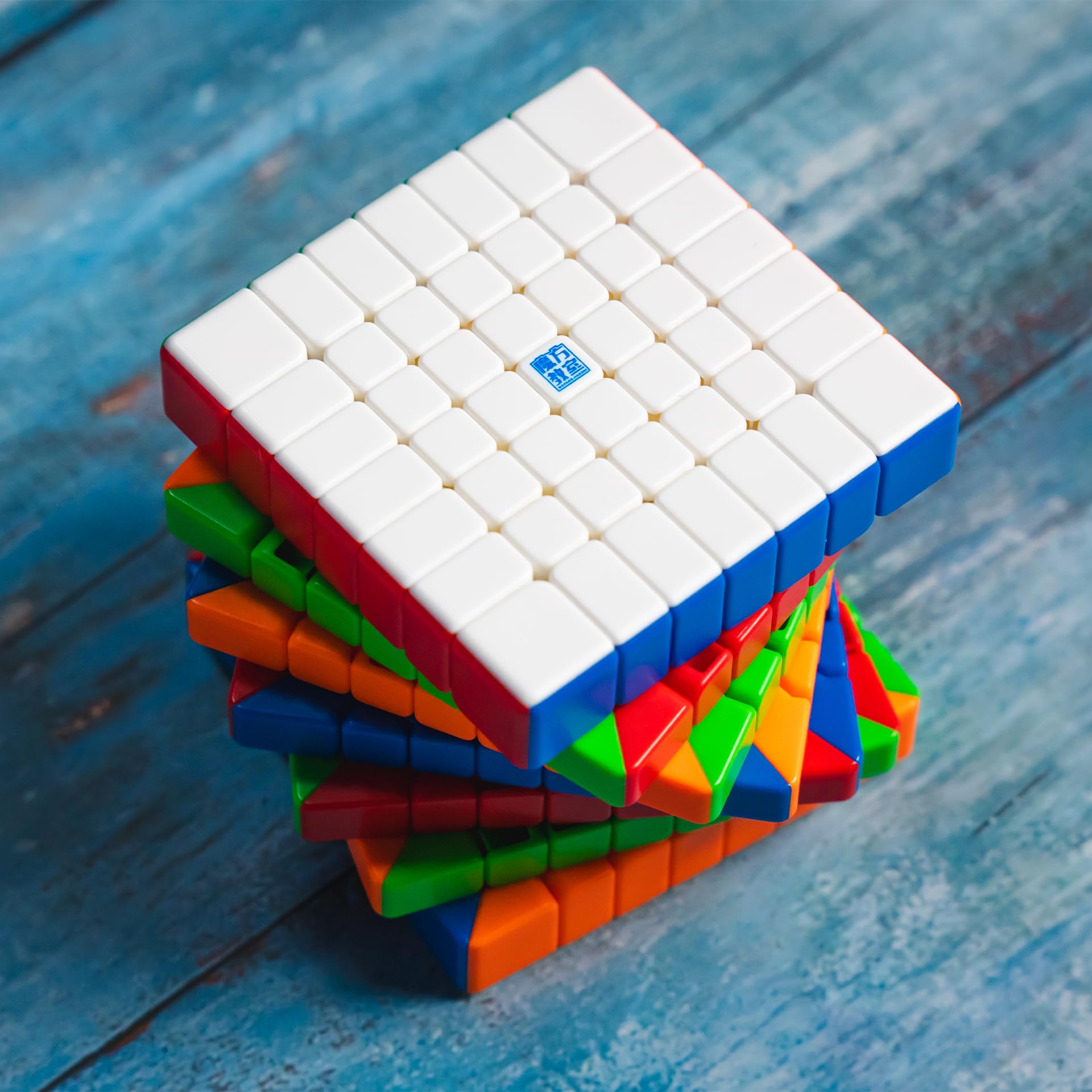 Moyu Meilong 7M V2 7 x 7 Magnetic Speed Cube, Magic Cube with Adjustable Elasticity and Sticker-Free Shape, Moves Quickly and Smoothly Puzzle Boxes