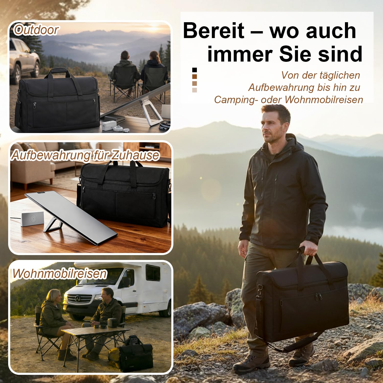 Tragetasche für Starlink Gen 3, wasserabweisende Reisetasche mit großem Fach und dicker Polsterung für Satellitenschüssel-Zubehör, tragbarer Organizer für Camping, Outdoor und Wohnmobilreisen