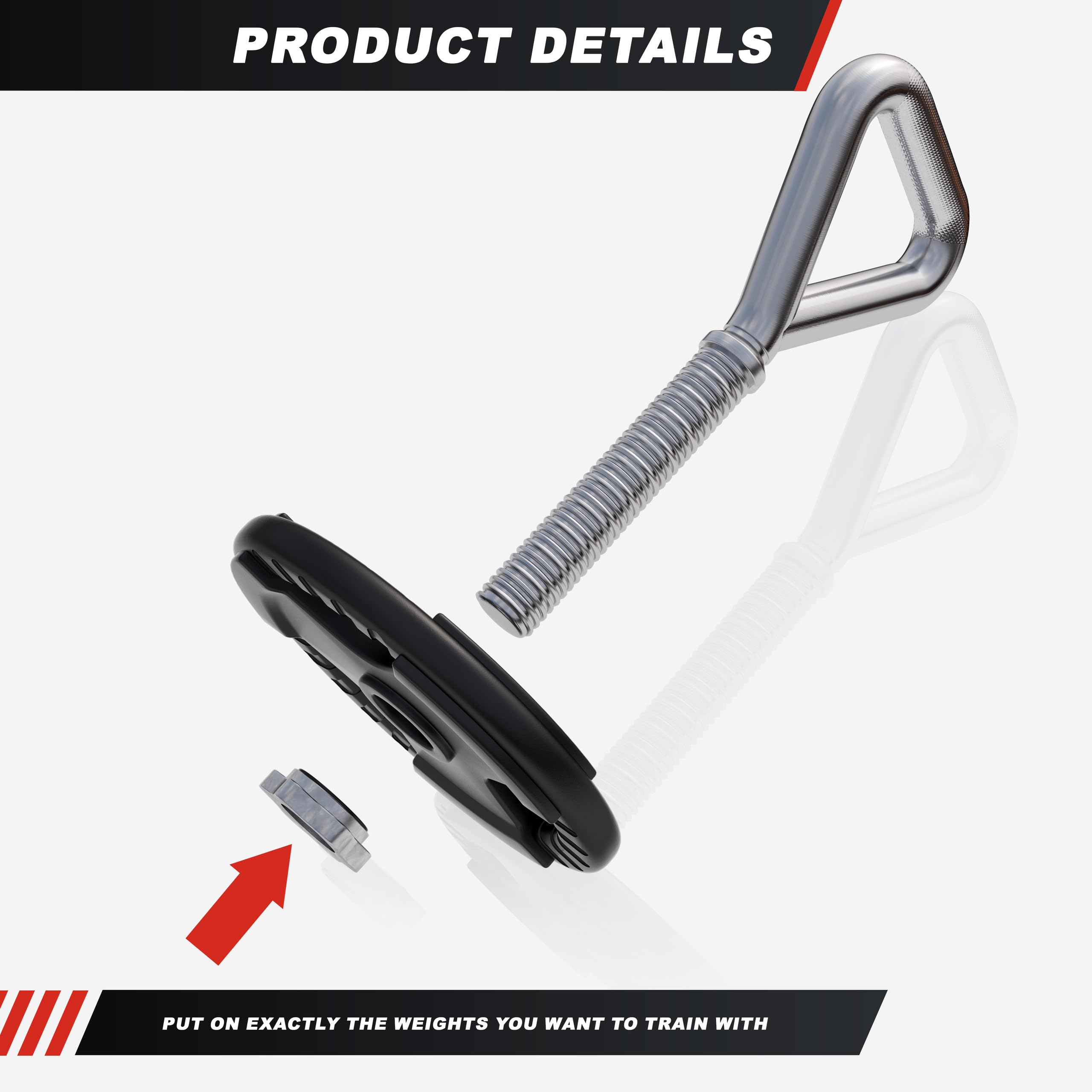 GORILLA SPORTS® Kettlebell verstellbar, 30/31 mm Scheiben, 50 kg, Chrom | Kettlebellgriff mit Sternverschluss, variabel bestückbar; für Kugelhantel-, Schwunghantel- und Ganzkörpertraining