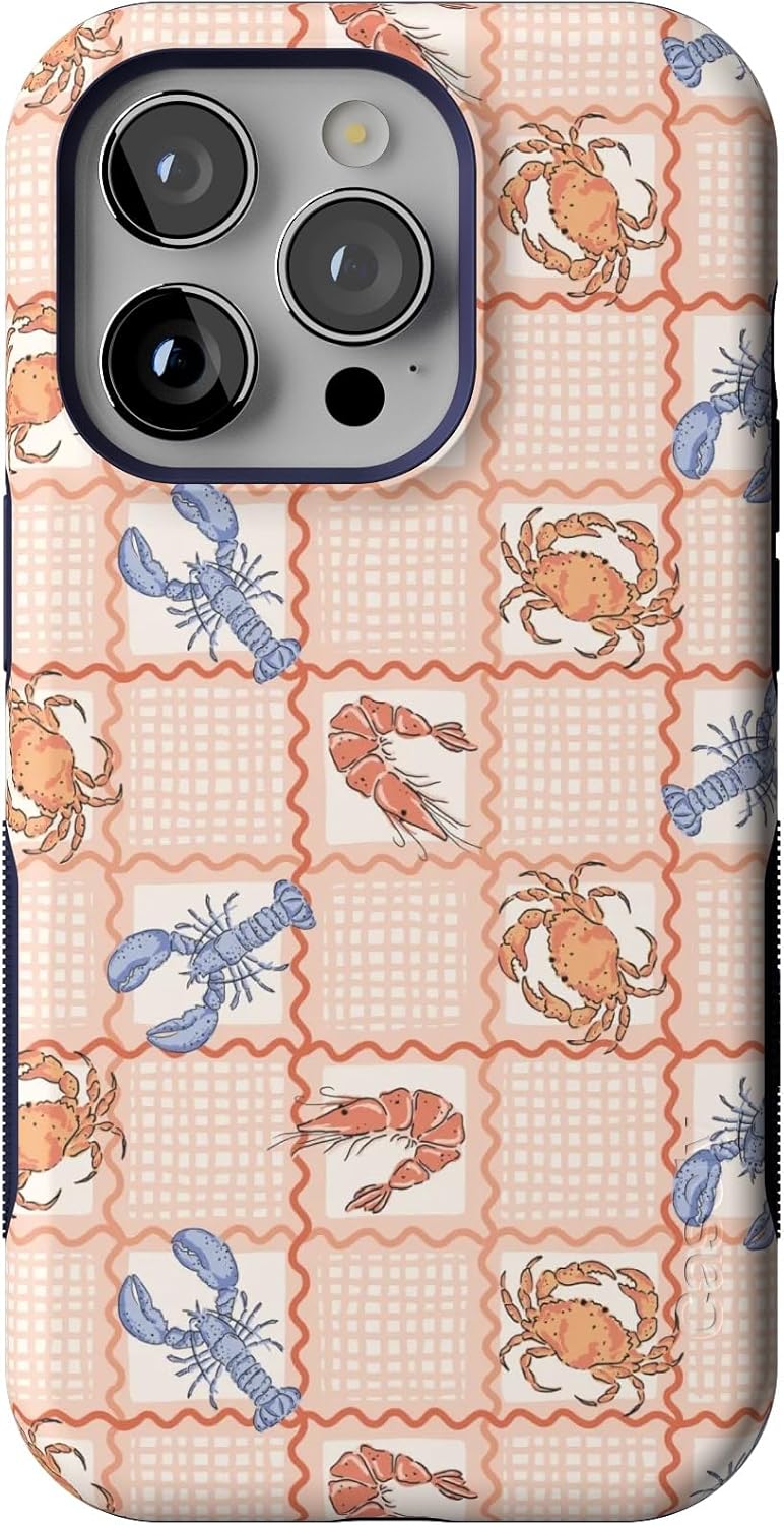 Casely iPhone 14 Pro Case | On the Cape | Coastal Summer | Bold Protective Design | Compatible with MagSafe