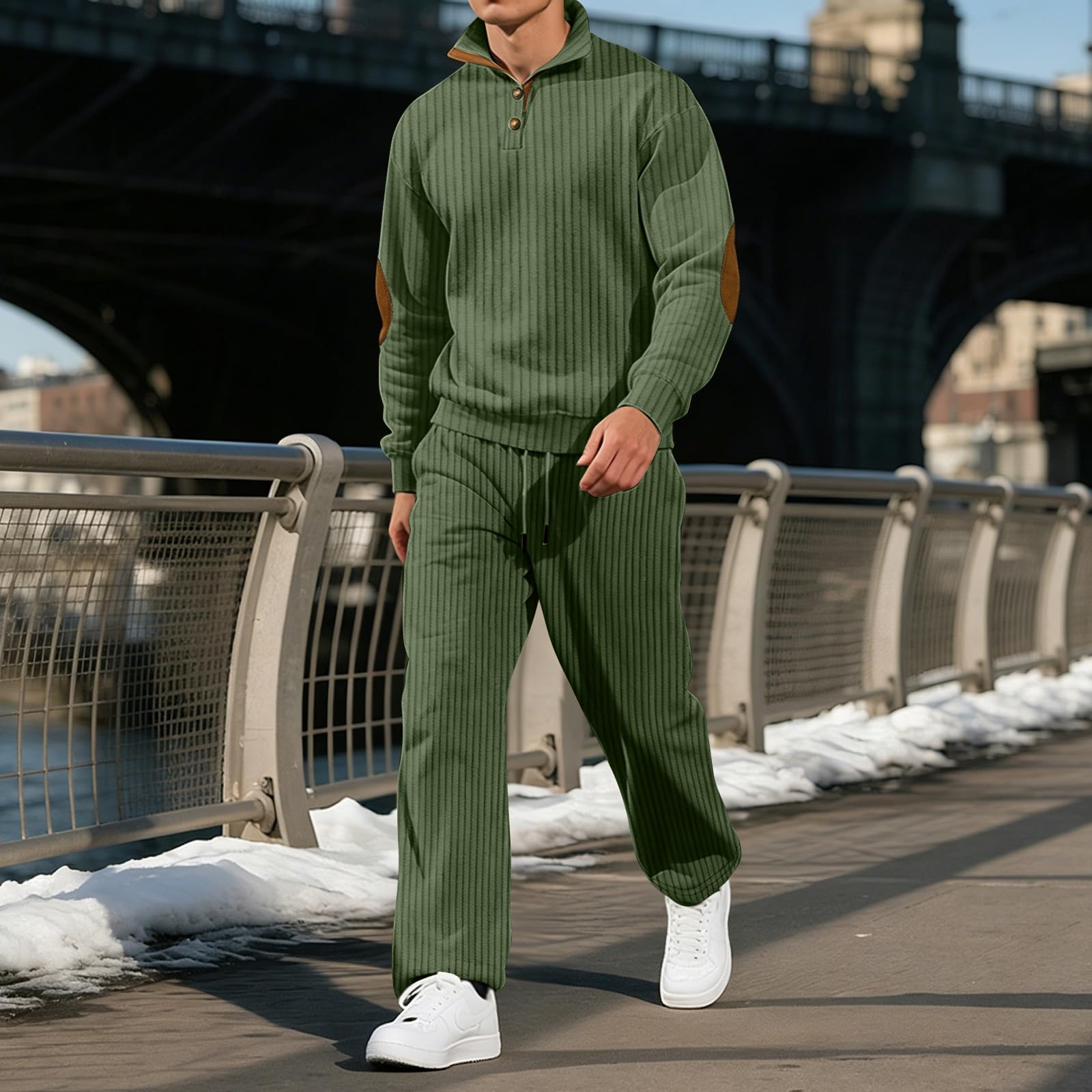 uxxnjfg Tuta Uomo Estiva Completa Adulto Abbigliamento da Uomo Running Abbigliamento Sportive Completo Estivo Leggeri Girocollo Vestiti Sportiva Joggers Costume Ginnastica Maniche Corte Tuta