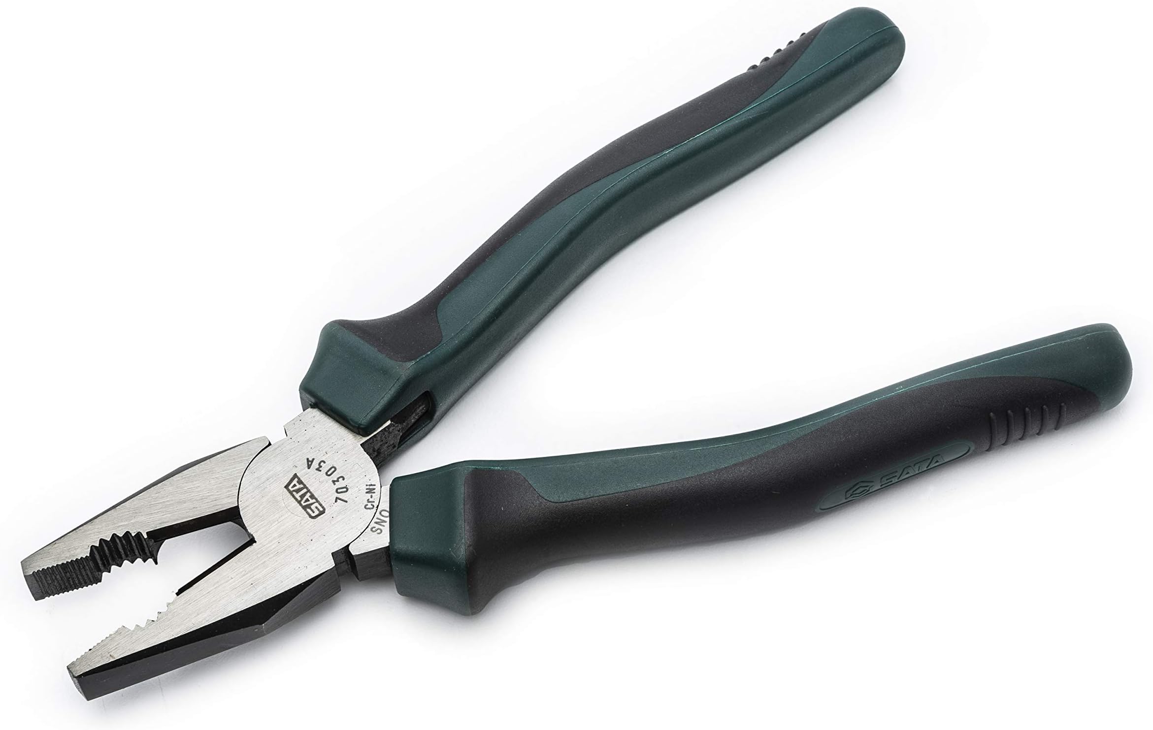 SATAST70303AST 8-Inch Linesman Combination Pliers with Nickel-Chrome Steel Body and Anti-Slip Handles
