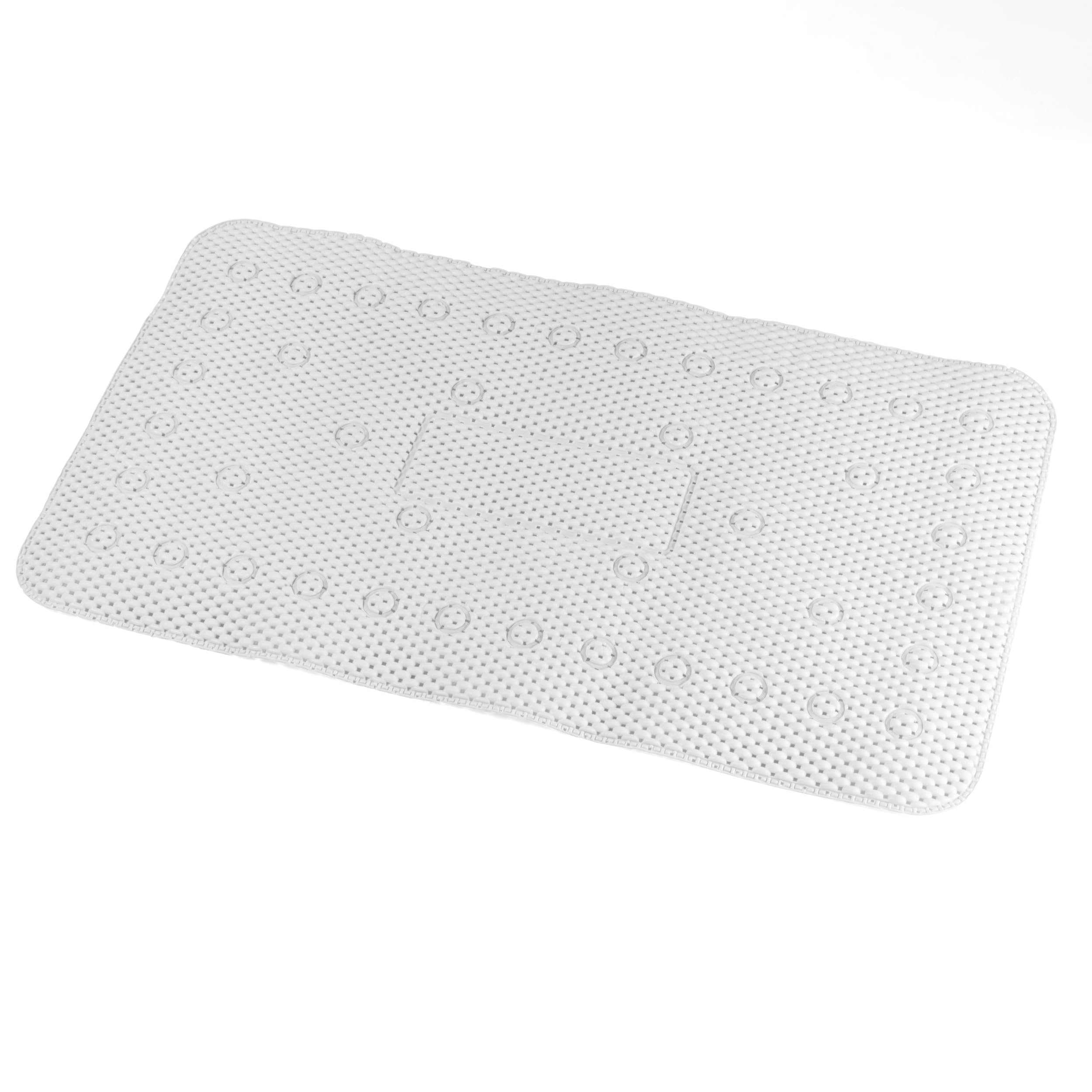 Beldray White La032722uffeu7 Antibac Foam Bath Mat – Shower Mat With Anti-Slip Suction For Secure Use, Slip-Resistant Design, Easy To Clean, Treated With Zinc Pyrithione, 70 X 40 Cm