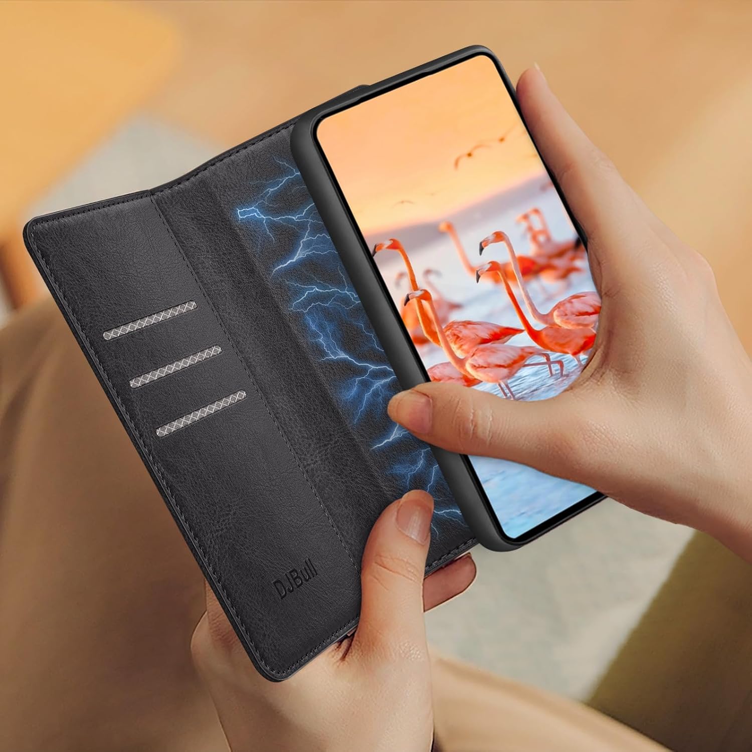 DJBull 2-in-1 Detachable for iPhone 13 Pro Max Wallet case with Credit Card Holder【RFID Blocking】,Flip Folio Book PU Leather Protective Cover Women Men for Apple 13ProMax Phone case Black