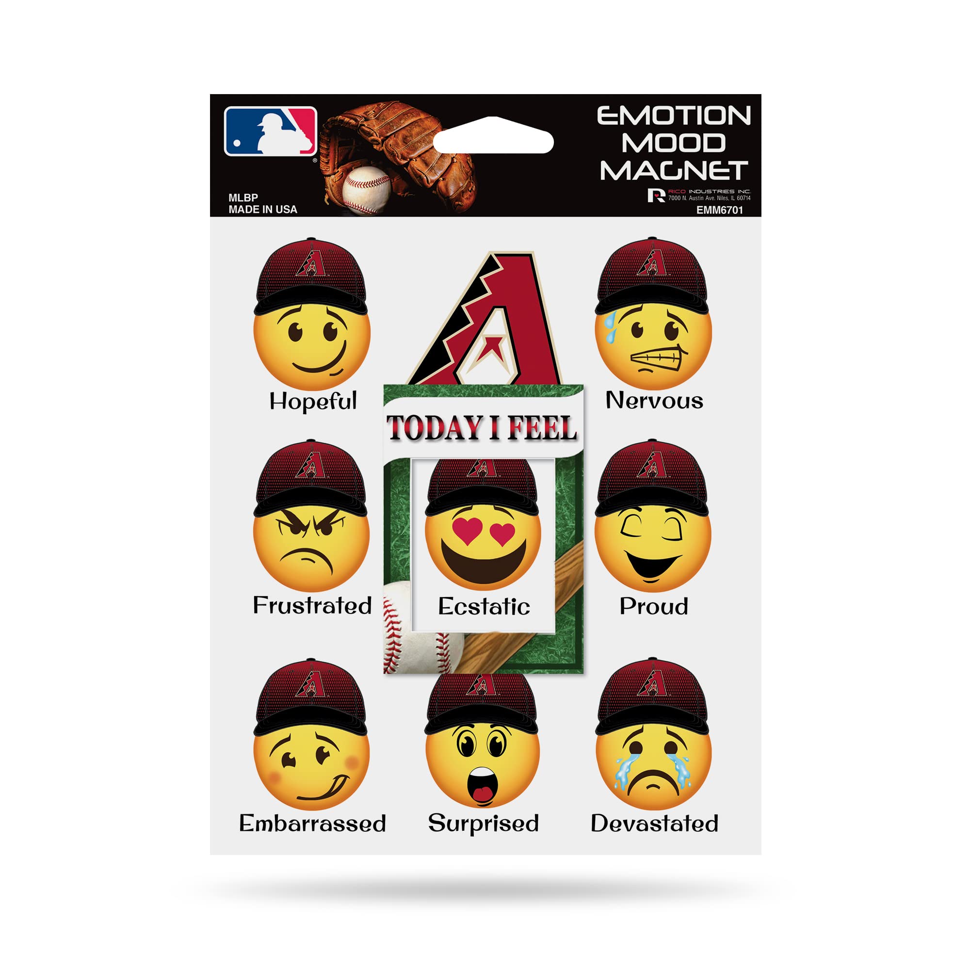 Rico Industries Diamondbacks Emotion Mood Magnet