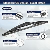 Vista 4 de X AUTOHAUX Juego de brazos de limpiaparabrisas trasero para Mini Cooper One R50 2001-2004 para Mini Cooper R53 2001-2004