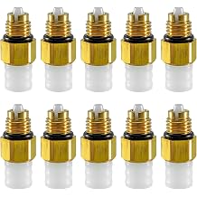 10pcs Air Suspension Repair Kit Compatible with Mercedes Benz W251 W164 W212 Au-di A6 C5 Replace 1663200204 2513202704, Air Valve M8 Air Connector Brass Fittings