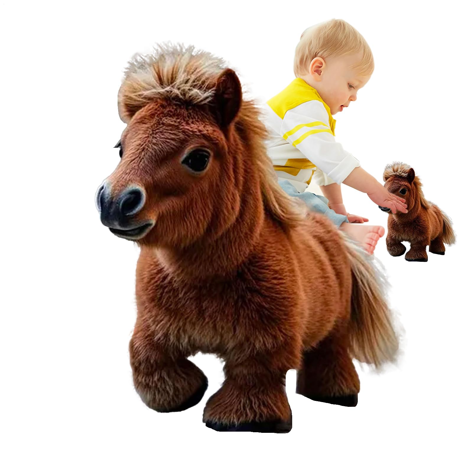 18cm Capybara Roditore Peluche Giocattolo, Realistico Peluche Capibara Peluche Carino Capybara Peluche Super Morbido Peluche Peluche Giocattolo Figura Animali Selvatici Peluche Giocattoli