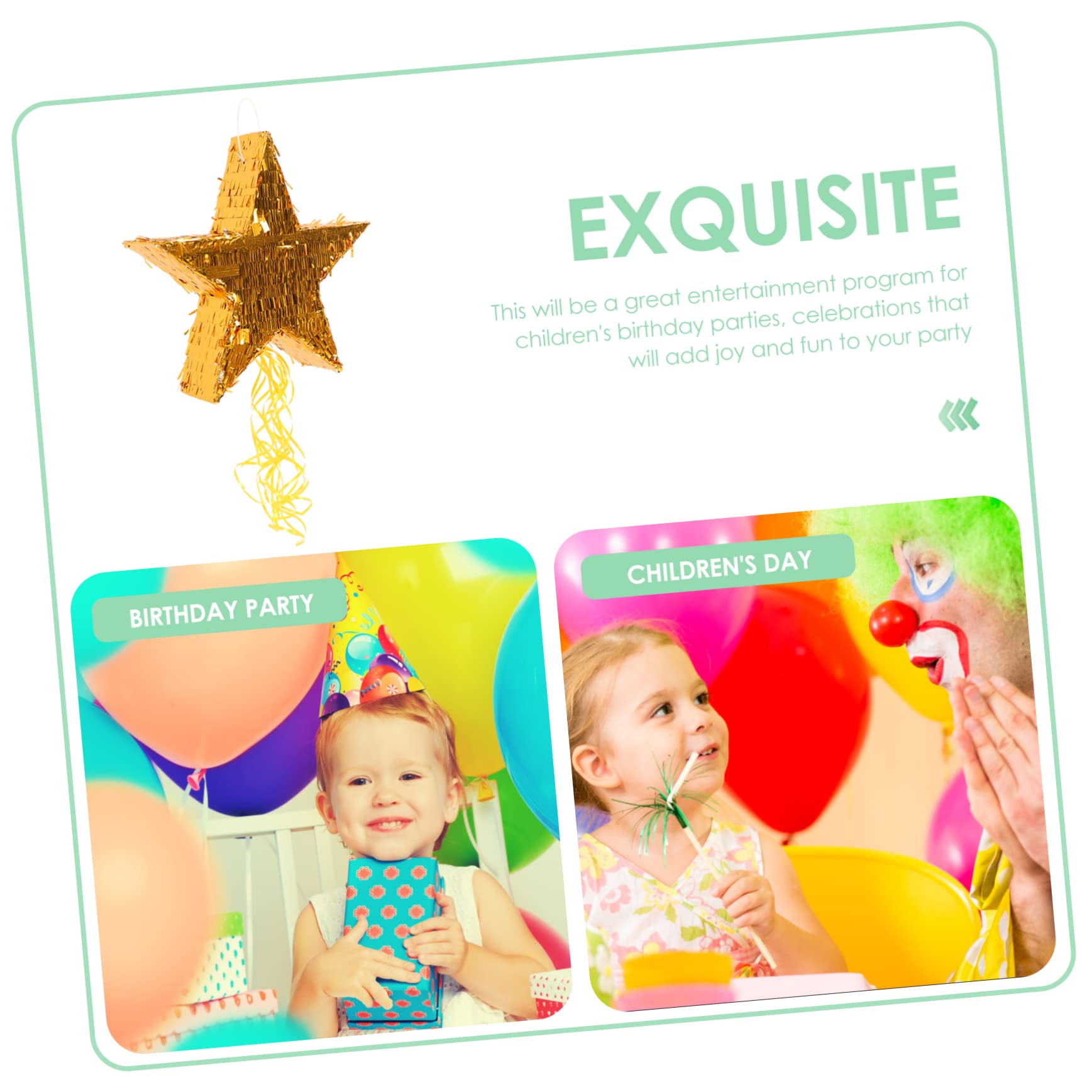 Toyvian 2 Szt Stereofoniczna Piniata Zabawki Dla Dzieci Czekoladowe Cukierki Zabawki Dzieci Zabawka Dla Dzieci Cukierki Dla Dzieci Wystrój Dla Dzieci Nadzienie Pinata Papier Dziecko