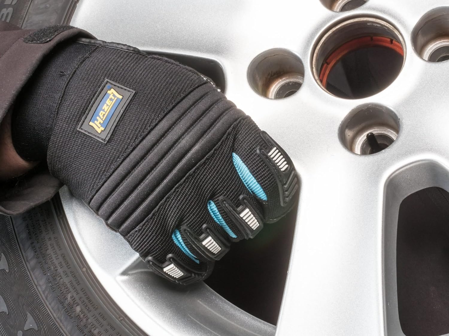 HAZET Mechaniker Handschuhe 1987-5XL I Abriebbeständige, Rutschfeste Handschuhe in Größe XL I Atmungsaktiv und Waschbar I Idealer Schutz für anspruchsvolle Aufgaben I Material: Kunstleder und PVC