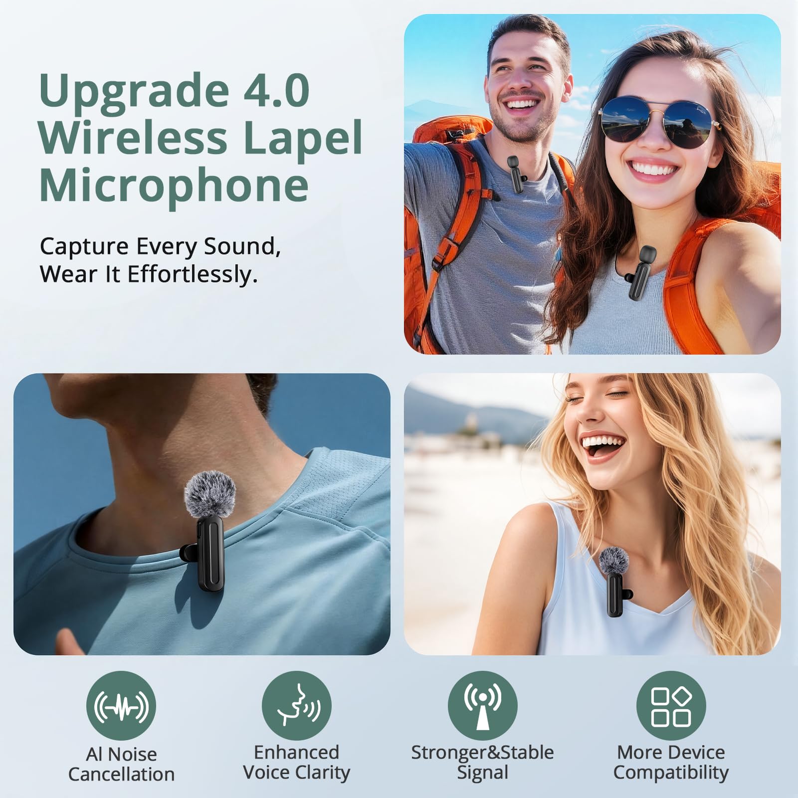 Telefonstativ mit Licht & professionellem Mikrofon, 71 Zoll Auto Face Tracking Stativ 360° drehbar, Bluetooth-Fernbedienung, für iPhone Android, Vlogging-Kit für YouTube TikTok Live Streaming