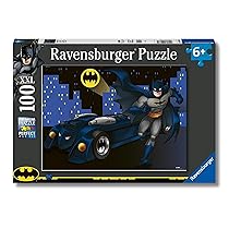 Ravensburger – Puzzles XXL Batman | Puzzle Bambini 6 Anni In Su | Puzzle Ravensburger 100 Pezzi | Giochi Per Bambini 36 X 49 Cm | Regalo Bambino 6 Anni O Più