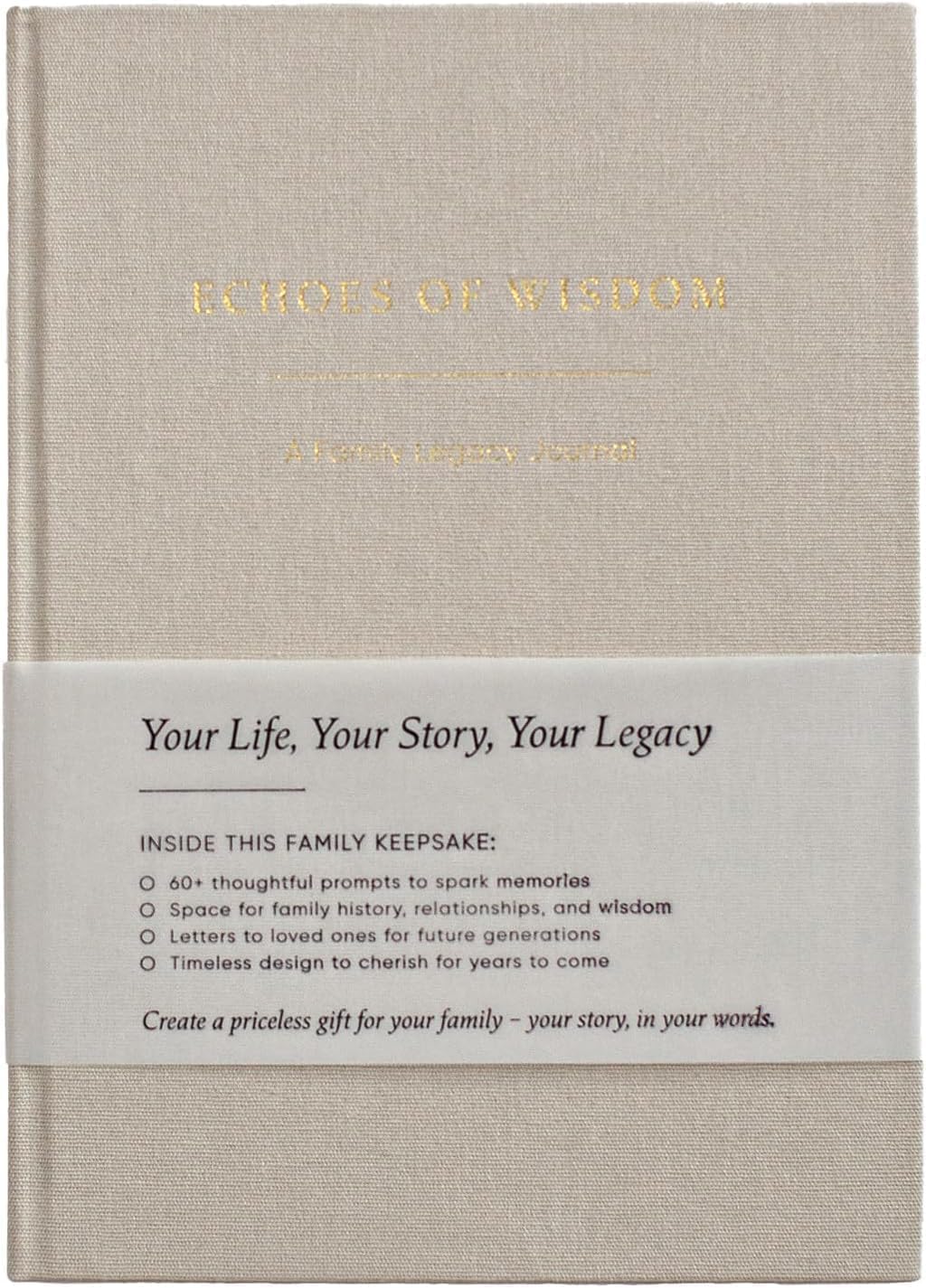 Family Legacy Memory Journal – I Want to Hear Your Story Keepsake for Capturing Stories, Heritage & Traditions with Guided Prompts | Ideal Gift for Mom, Dad, Grandma & Grandparents