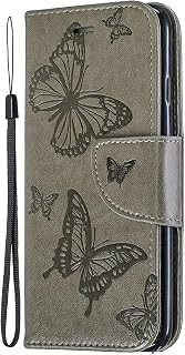 MIAGON for Samsung Galaxy S22 Wallet Case Cover,Butterfly Design PU Leather Flip Cover with Card Slots Magnetic Closure Stand Function Folio Protective Book Bumper