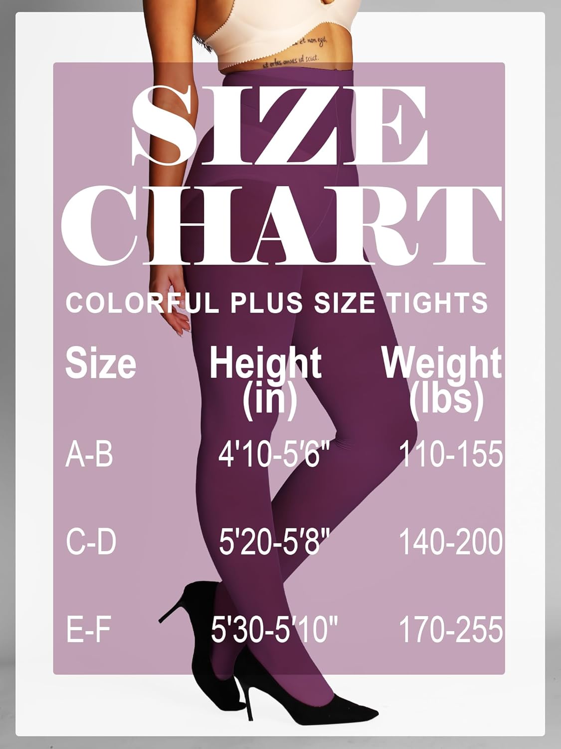 HONENNA Semi Opaque Silky Women Pantyhose Tights, 20+ Colors Invisibly Toe Reinforced 60 Den Size A-E - Image 6