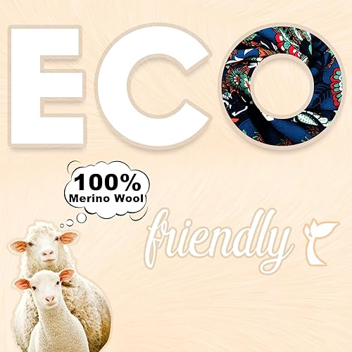 Miniatura 263 de DANA XU Manta de pashmina extragrande 100% de lana merina, bufanda de viaje, bufanda de cachemira para mujer, otoño e invierno, chal de gran