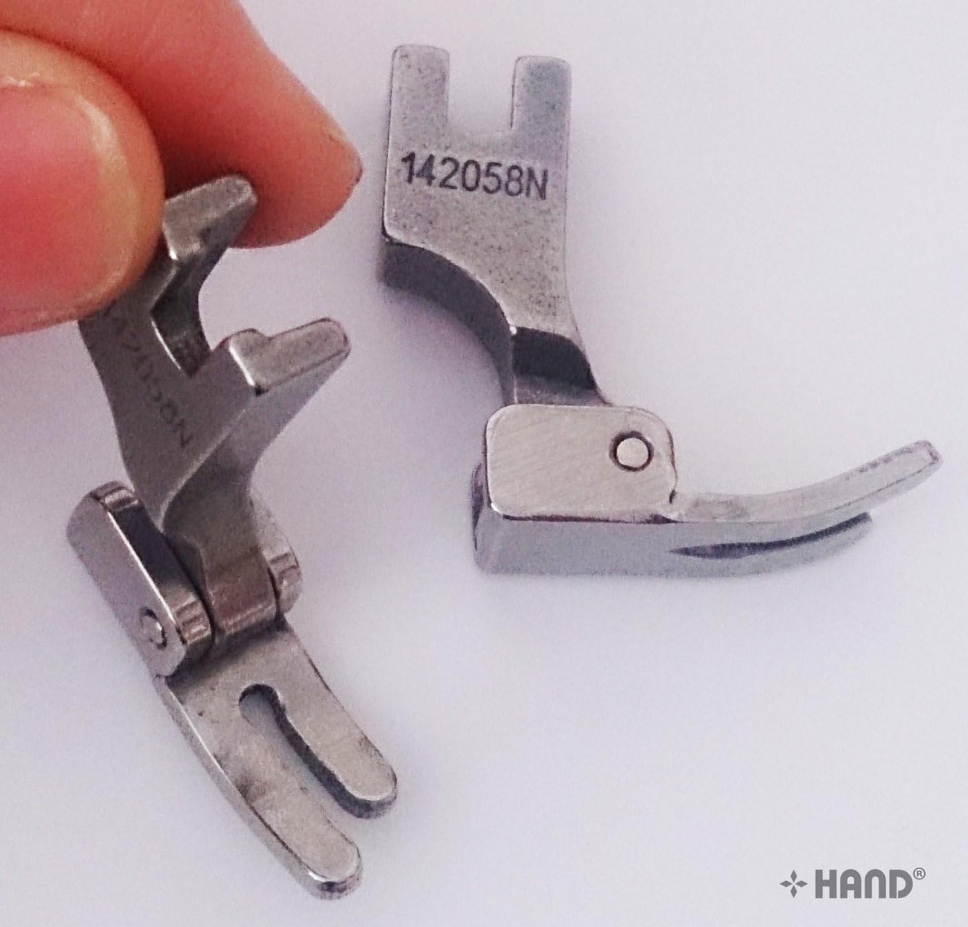 142058N Industrial Sewing Machines Narrower Standard Foot 8mmW for Brother, Singer, Juki and More Ideal for Machinist, Tailor and Students – Set of 2