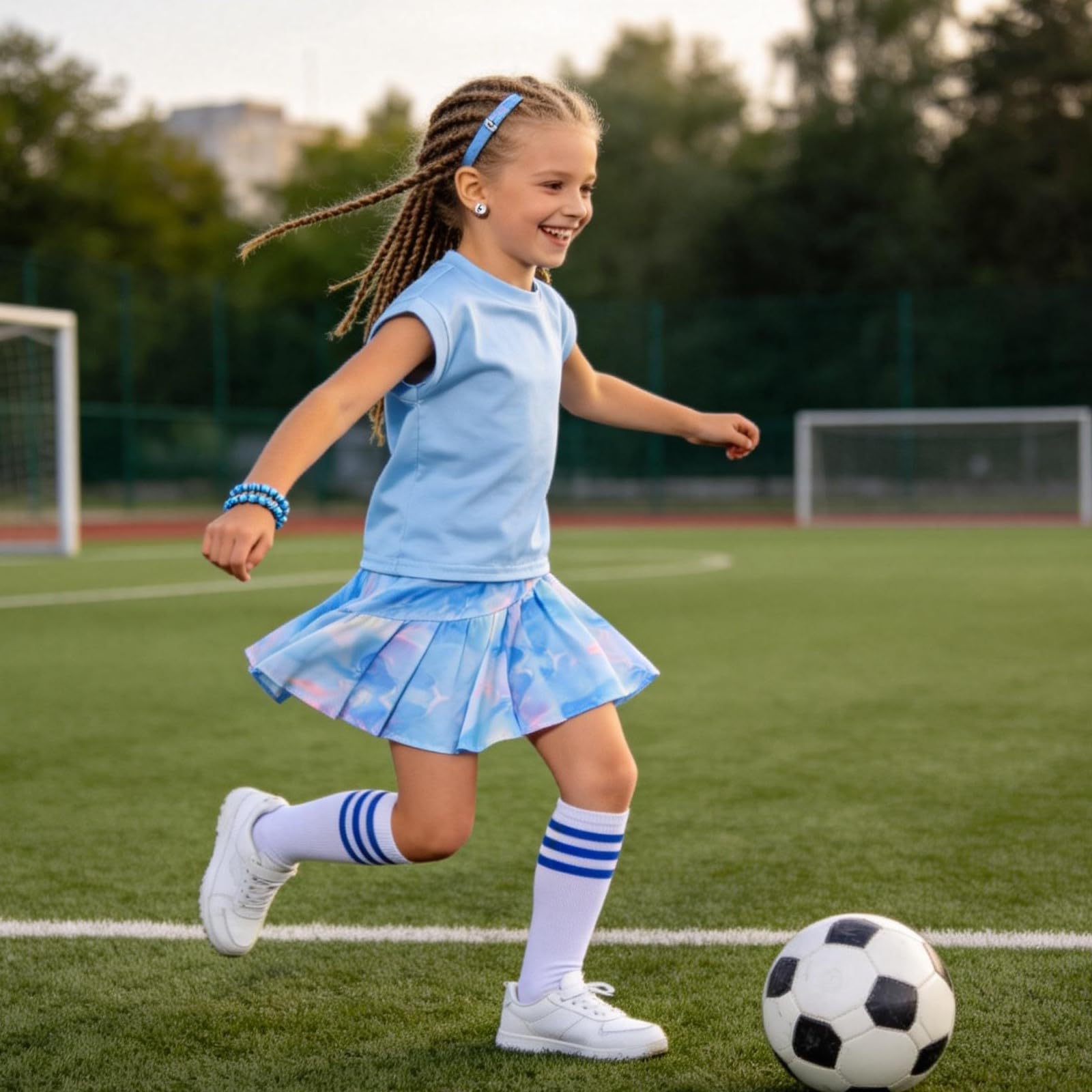 Traje de tenis para niña, camiseta sin mangas y falda de tenis, falda plisada con bolsillos interiores, traje deportivo para golf, bádminton y monopatín