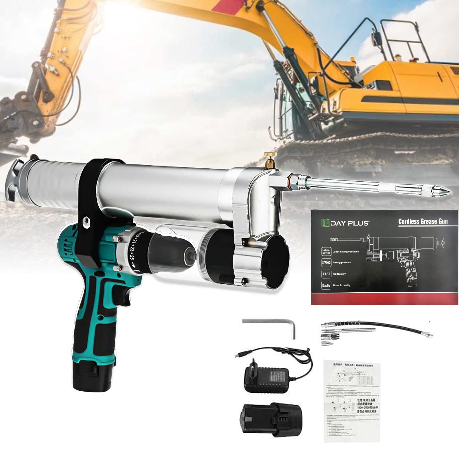 Buy Cordless Grease Kit, Powerful Electric Grease , Pneumatic Grease