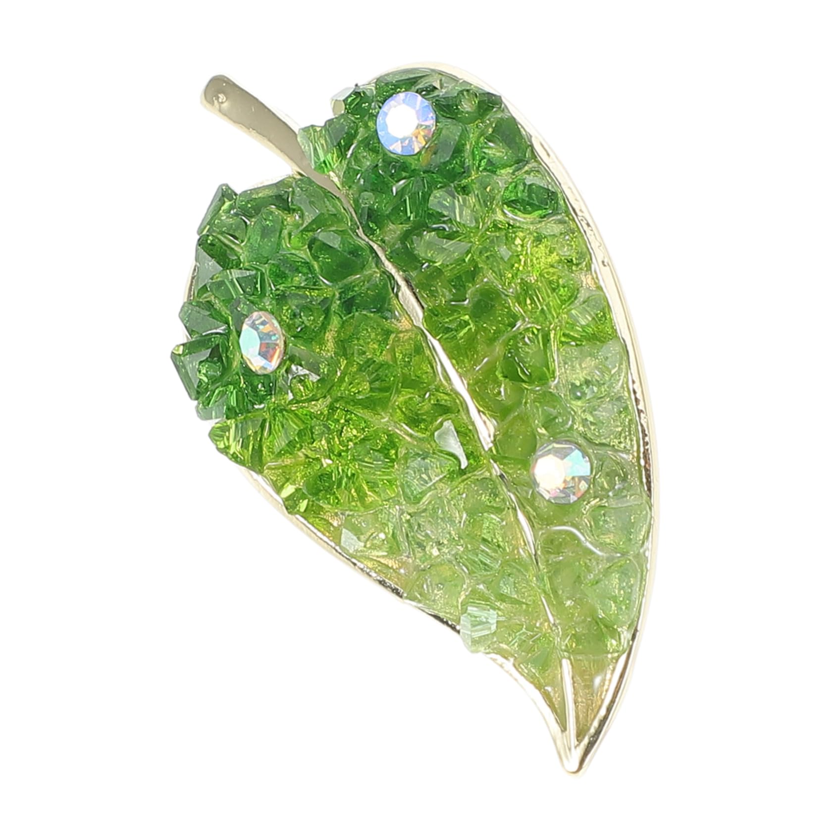 jewellery Liść modna biżuteria vintage szalik dekoracja pinów jesienne broszki kobiety metalowe na ubrania urodzinowy broszka zielony diament jewellery