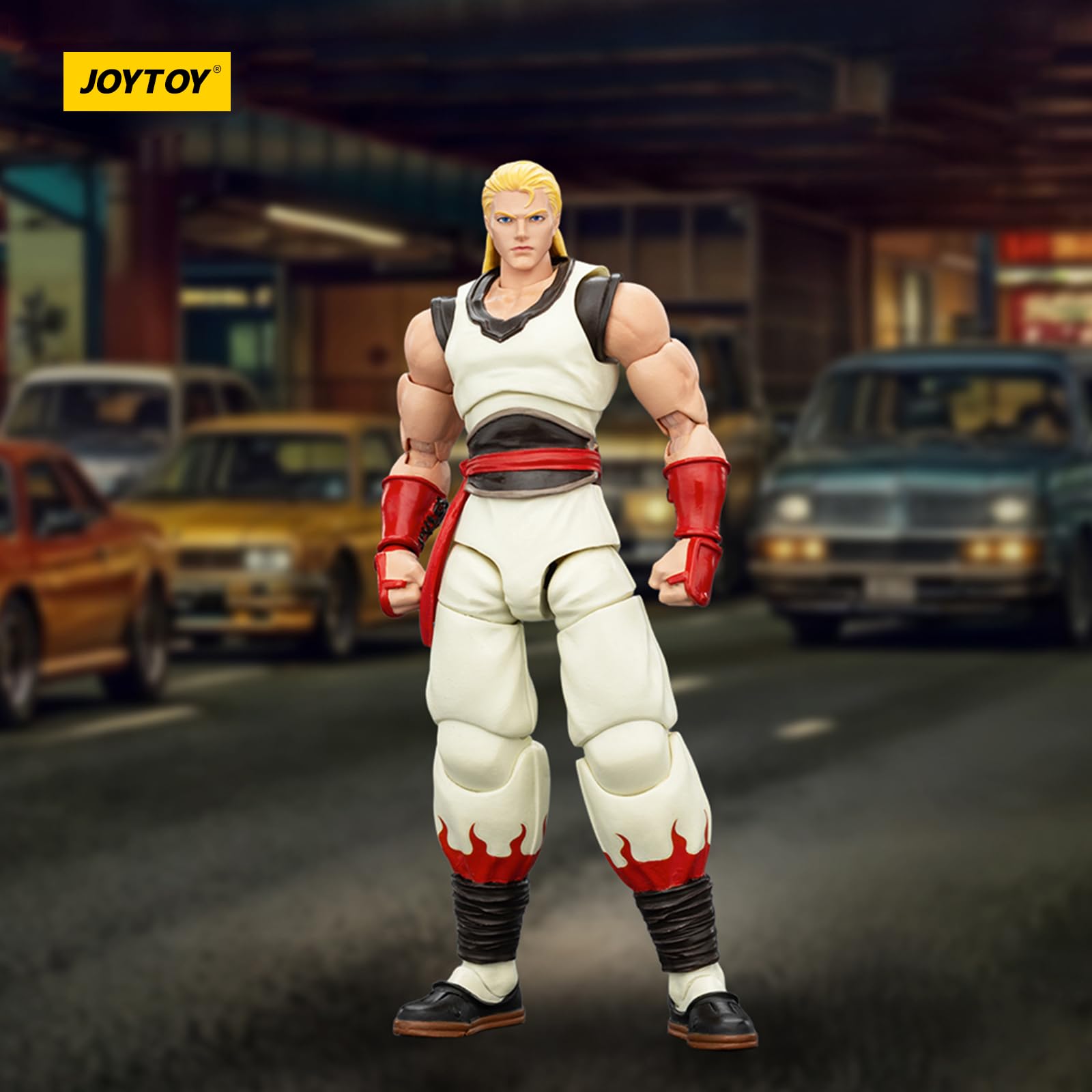 JOYTOY SNK KOF '98UM Fatal Fury Team Andy Bogard 1/18 Figura de acción para coleccionar y mostrar modelo