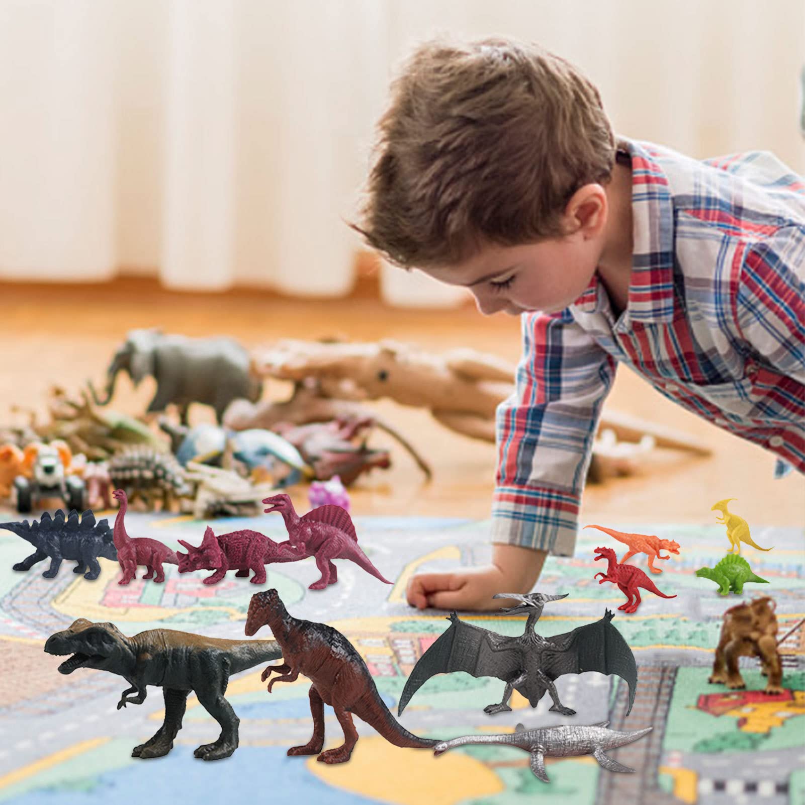 ディノ3点セット Amazon.co.jp: 子供向けの恐竜のおもちゃ 3-5 - ディノモデルセット