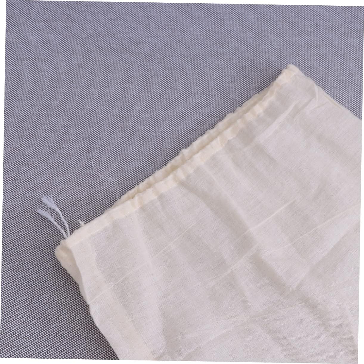 1pcs Cotton Drawstring Strainer Filter Bag 30x40cm for Nut Milk