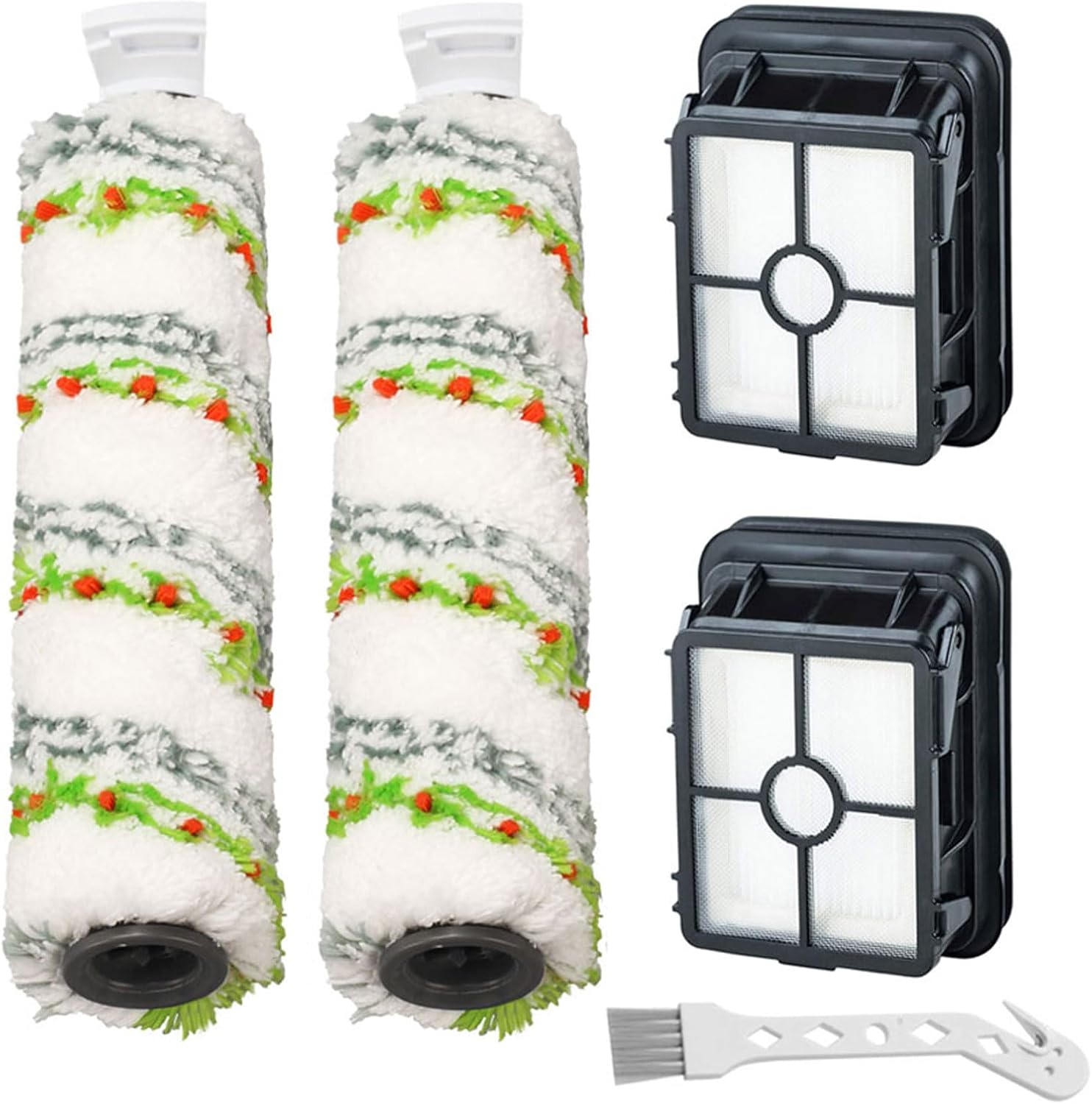 Lemige 2 Pack Replacement Brushes and Filters for Bissell