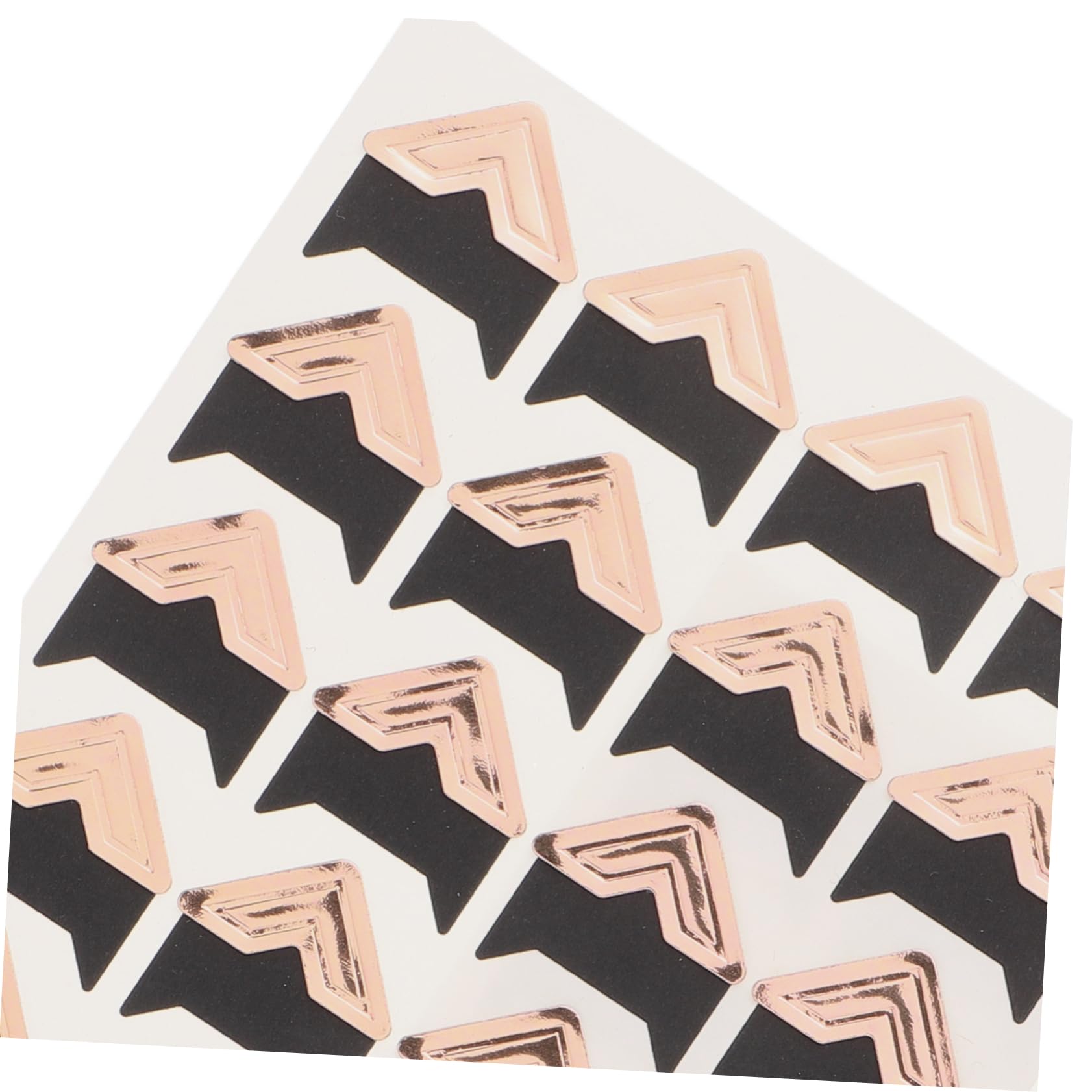 NUOBESTY DIY Photo Album Corners Self-Adhesive Photo Stickers 192 Pieces Card Making Journaling Supplies