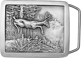 Indiana Metal Craft Leaping Deer Belt Buckle IMC-Retail