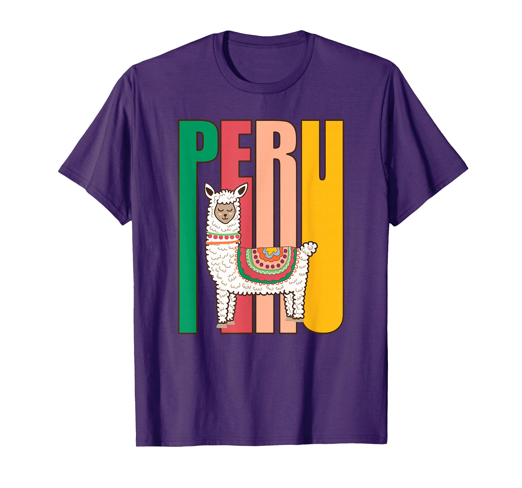 Peru Alpaca Graphic - Peruvian Llama T-Shirt
