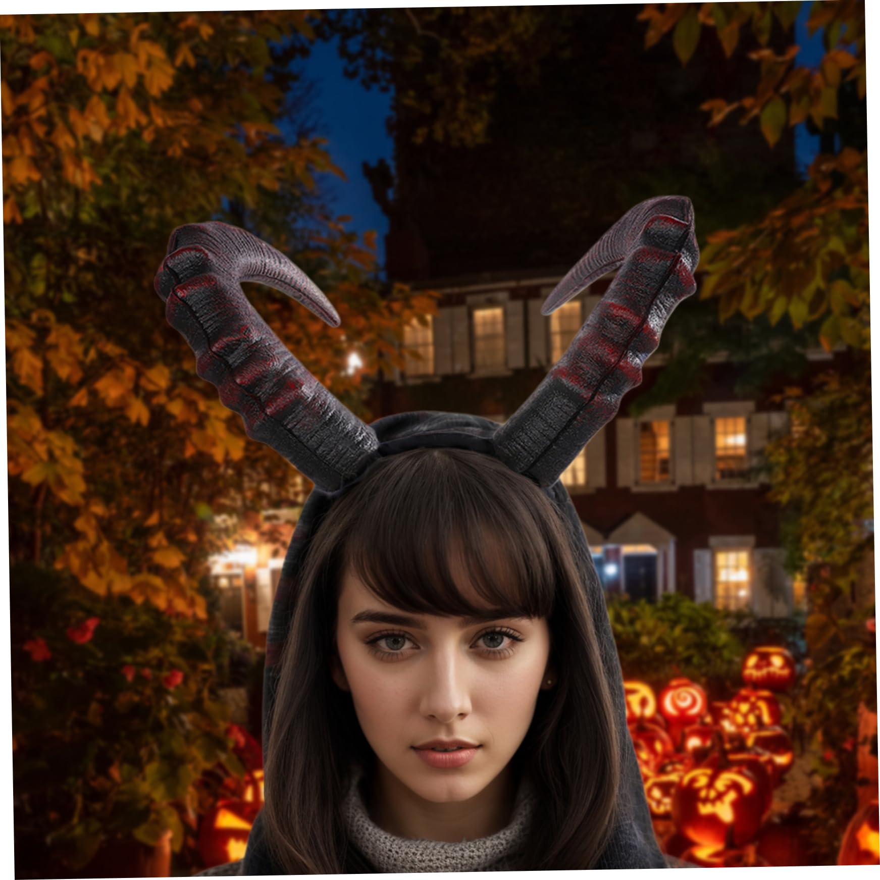 FOMIYES Bandeau Corne De Démon Coiffe De Carnaval Accessoire Costume