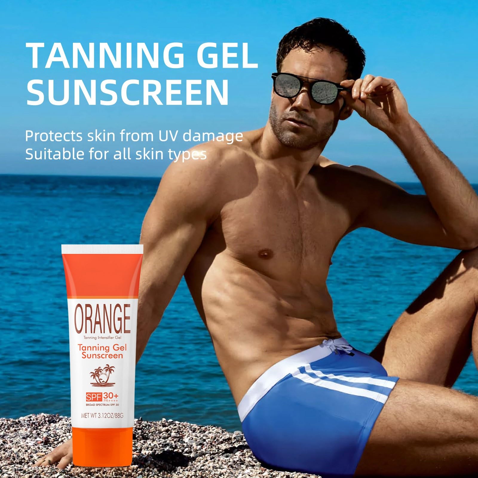 Amazon.com : Orange Sun Tanning Gel, Hydrating & Moisturizing