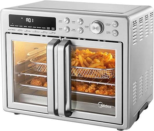 Midea Flexify Classic French Door Toaster Oven Air Fryer Combo,